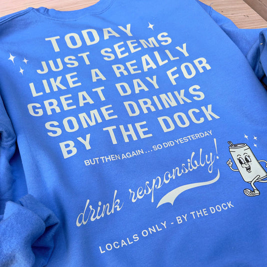 Drinks By the Dock Crewneck Sweater