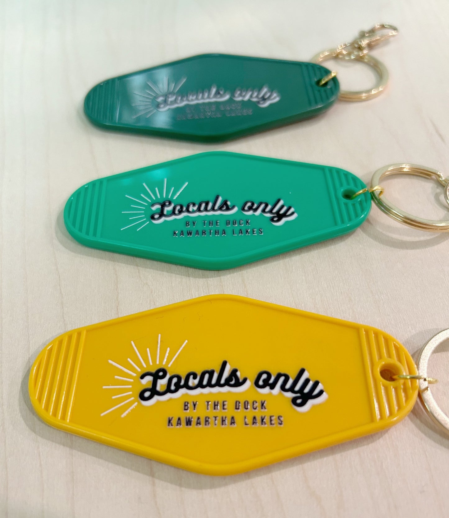 Lake Motel Keychains