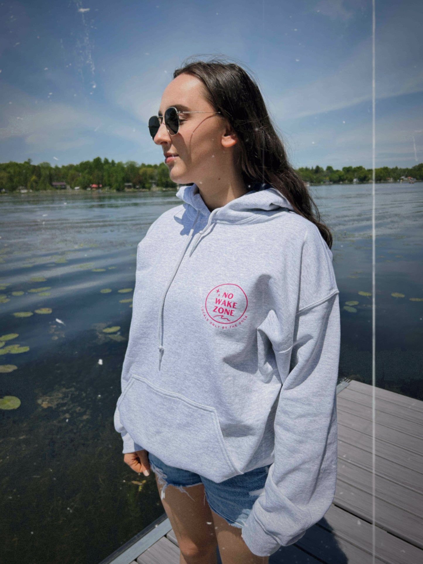 Respect the Locals- No Wake Zone Hoodie