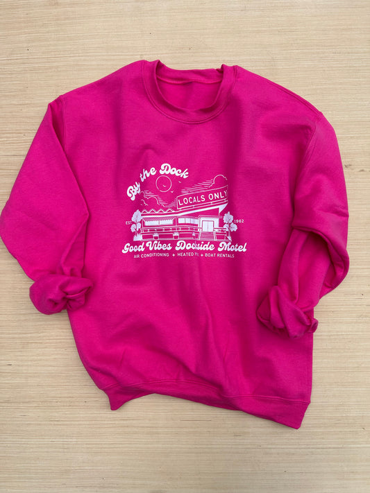 Dockside Motel Crewneck Sweater