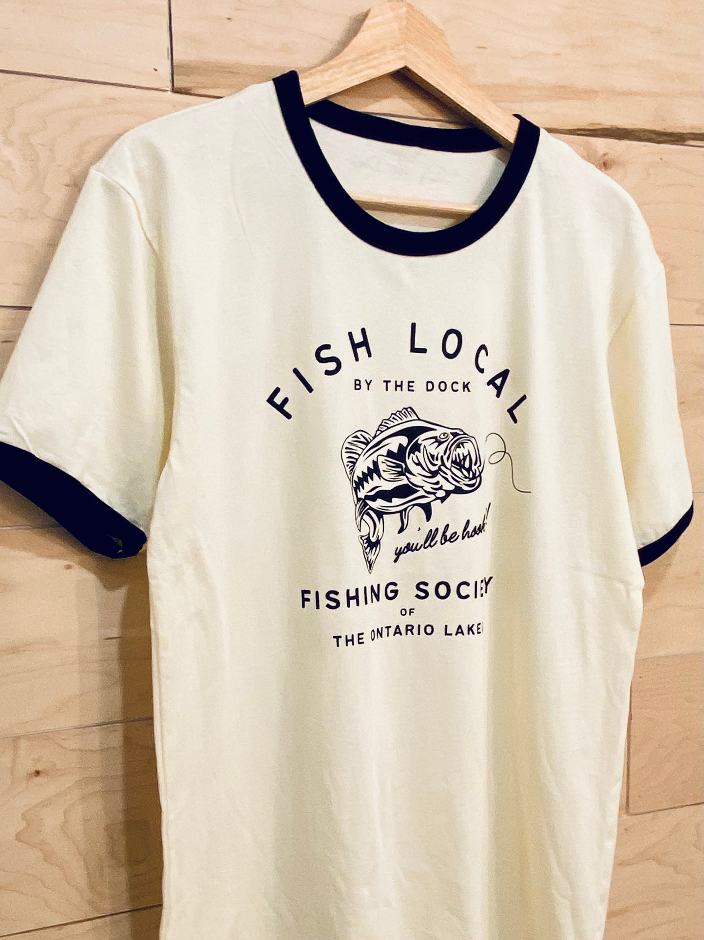 Fish Local By The Dock Camp Tee