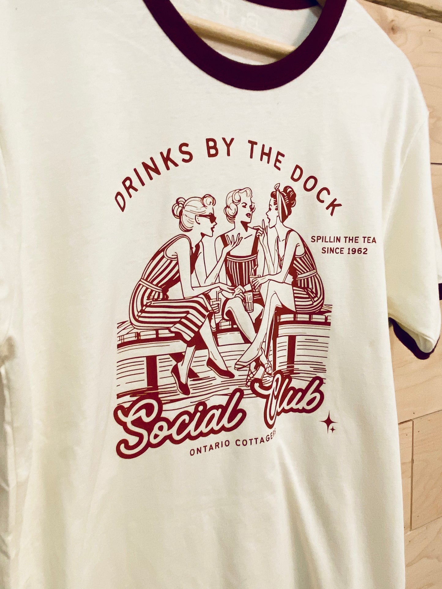 Drinks by the Dock Camp Tee