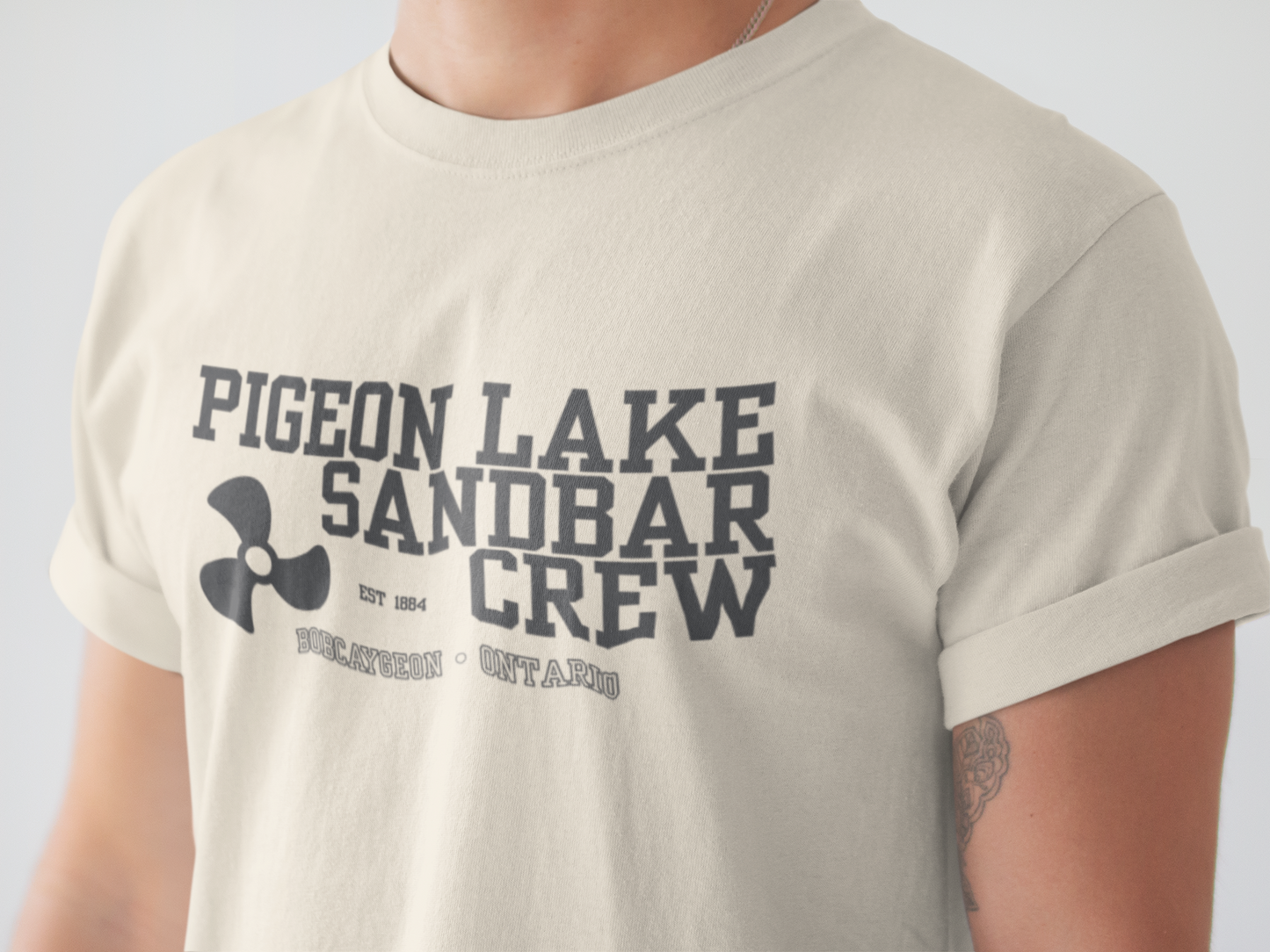 Pigeon Lake Sandbar Crew Tee