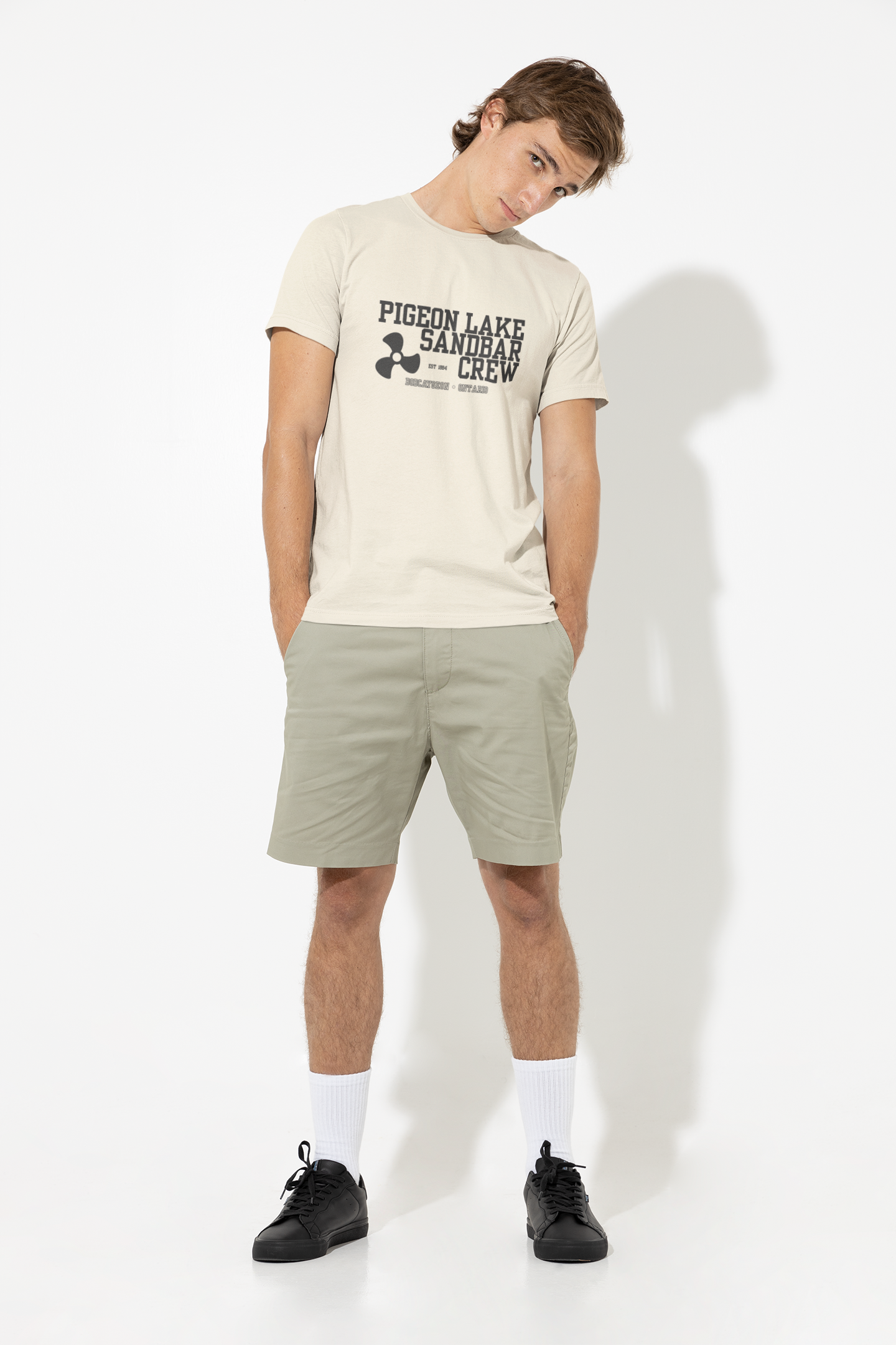 Pigeon Lake Sandbar Crew Tee